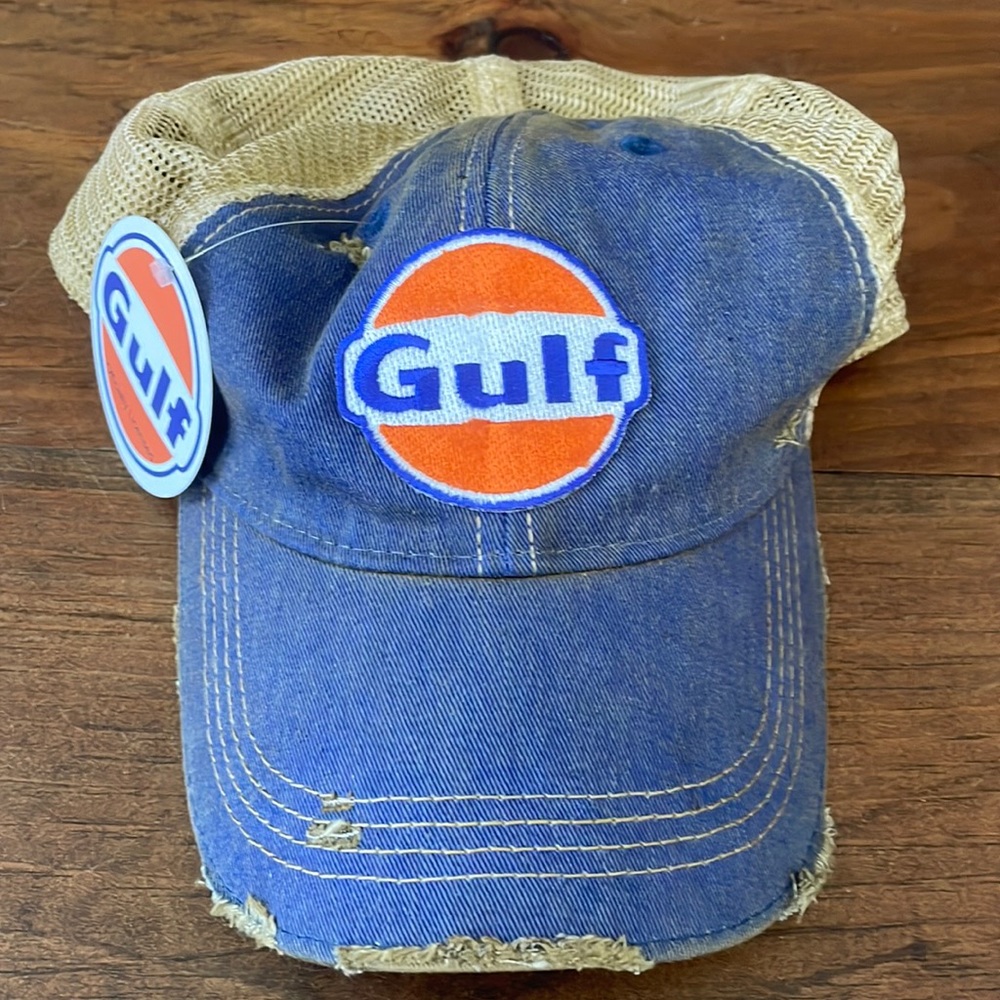 Brand new Gulf distressed hat.